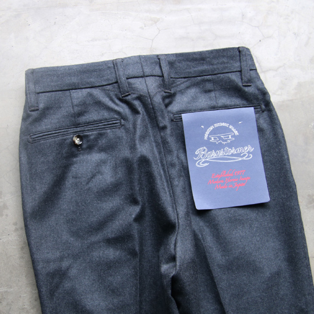 barnstoemer,1100P,バーンストーマー,NOP Flannel,ノーピーサキソニーフラノ,ノープレスウールスラックス