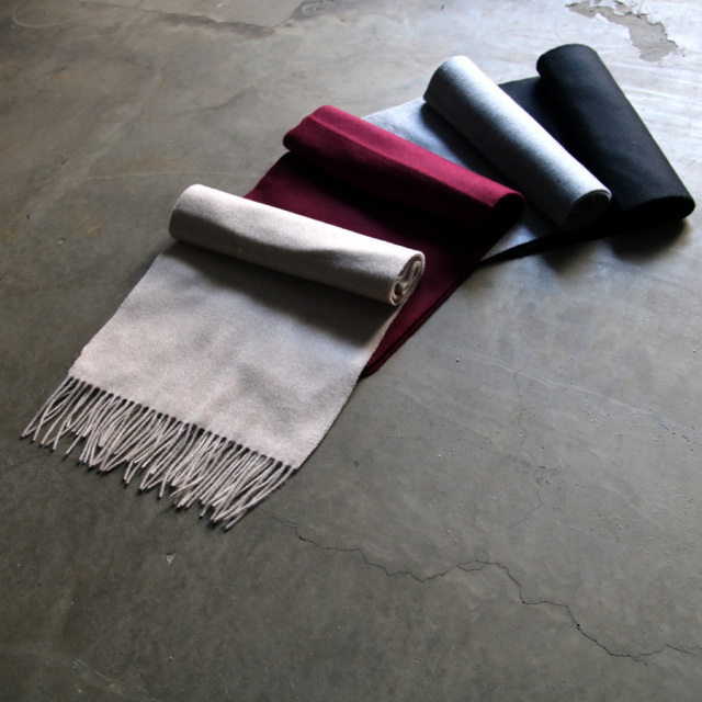 beee,べー,ソリッド カシミア マフラー,カシミア ストール,cashmere