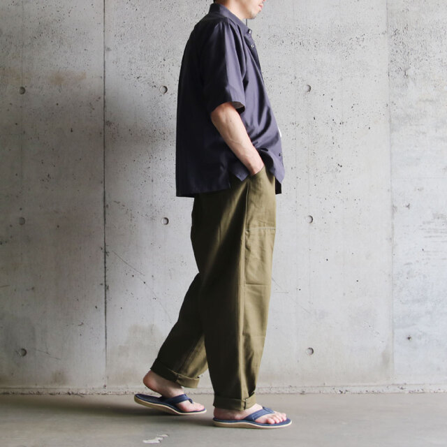 DEAD STOCK,MILITARY,チェコ軍,cook pants,ミリタリーウエア　コーディネート,40代ファッション,ユニセックス,ワークパンツ