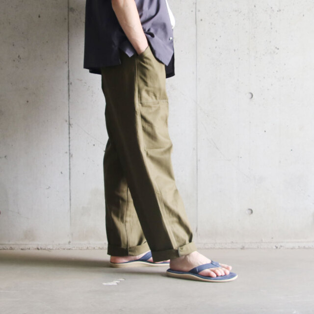 DEAD STOCK,MILITARY,チェコ軍,cook pants,ミリタリーウエア　コーディネート,40代ファッション,ユニセックス,ワークパンツ