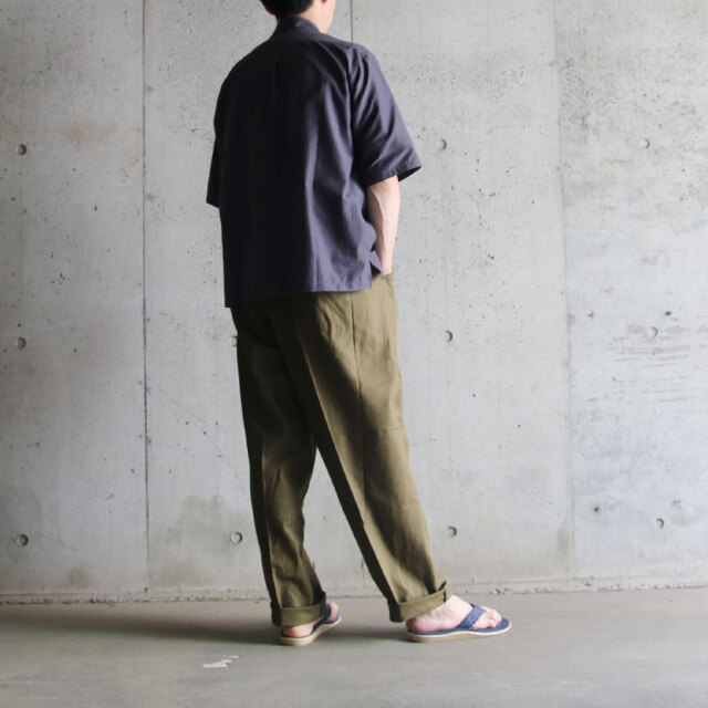 DEAD STOCK,MILITARY,チェコ軍,cook pants,ミリタリーウエア　コーディネート,40代ファッション,ユニセックス,ワークパンツ