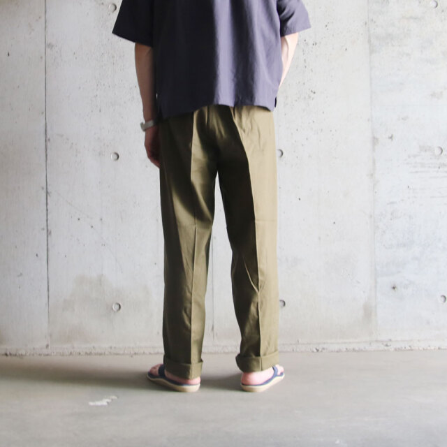 DEAD STOCK,MILITARY,チェコ軍,cook pants,ミリタリーウエア　コーディネート,40代ファッション,ユニセックス,ワークパンツ