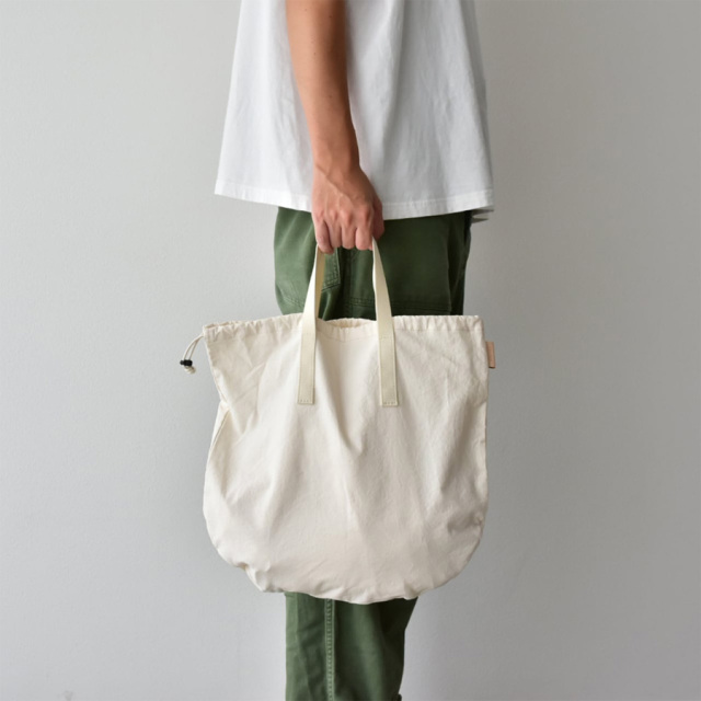 CRONY. (クルニー) [ Zaza Cloth Kinchaku Tote M ] 巾着トート M (3COLOR)