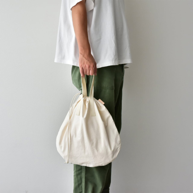 CRONY. (クルニー) [ Zaza Cloth Kinchaku Tote M ] 巾着トート M (3COLOR)