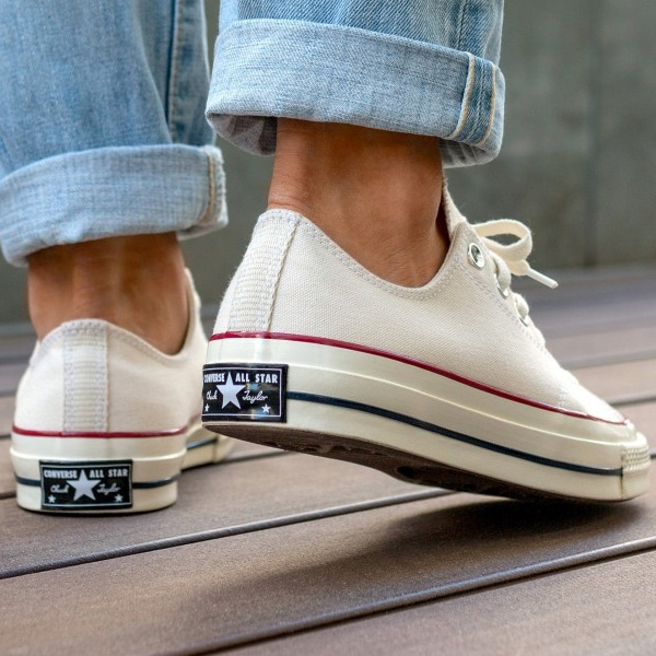 USA企画-日本未発売モデル】 CONVERSE USA (コンバース) First String (ファーストストリング) 【CT70】1970S  CHUCK TAYLOR (チャックテイラー) 【162062C】 OX (Low Cut) CANVAS Parchment) オフホワイト