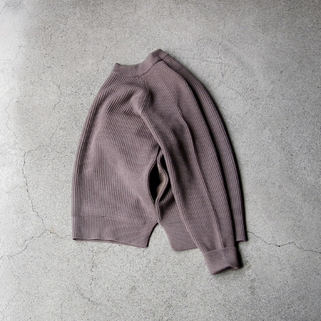 [IV TWELVE] モックネックセーター オリーブ In'crewsive セーター メンズ オーバーサイズ モックネック