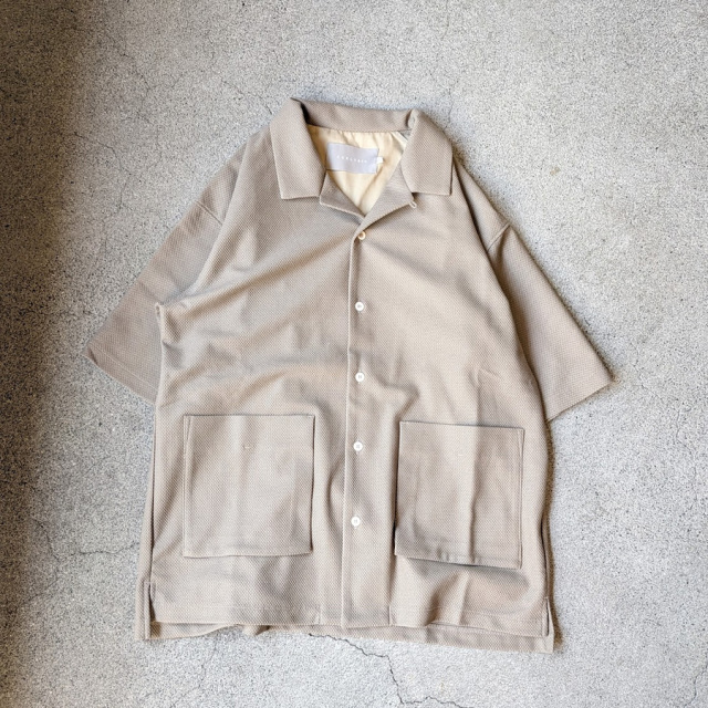 curly,カーリー,curly 通販,curly 東京取り扱い店舗,CURLY&Co.,BIRD'S EYE JERSEY OPEN-COLLAR SHIRT,261-210421