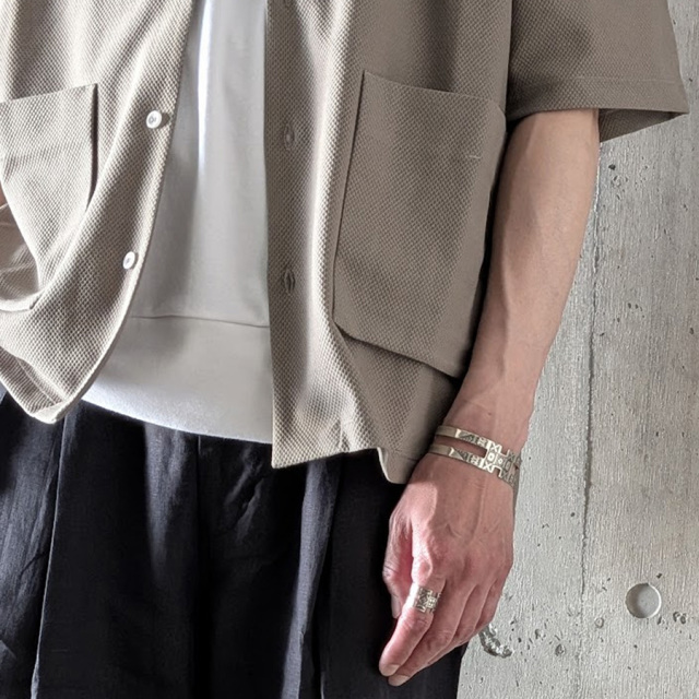 curly,カーリー,curly 通販,curly 東京取り扱い店舗,CURLY&Co.,BIRD'S EYE JERSEY OPEN-COLLAR SHIRT,261-210421