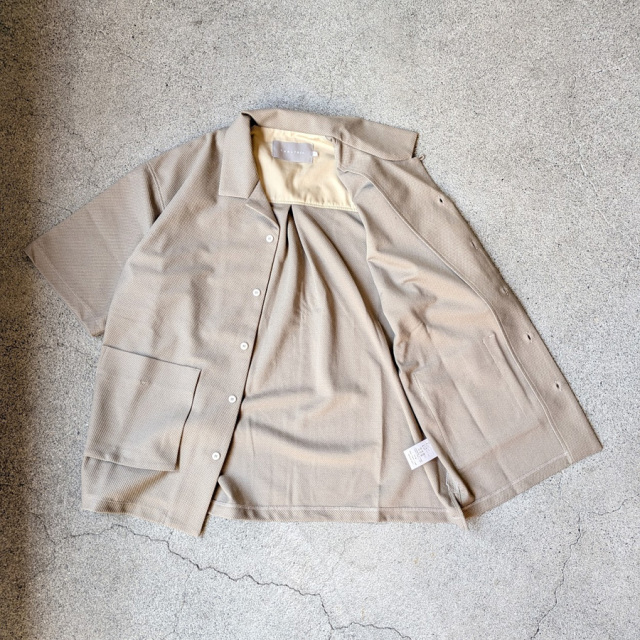 curly,カーリー,curly 通販,curly 東京取り扱い店舗,CURLY&Co.,BIRD'S EYE JERSEY OPEN-COLLAR SHIRT,261-210421