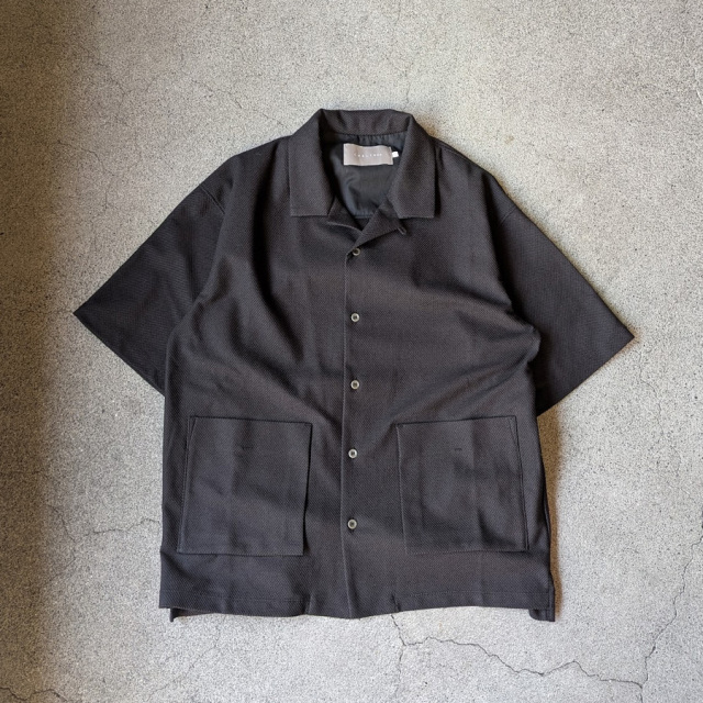 curly,カーリー,curly 通販,curly 東京取り扱い店舗,CURLY&Co.,BIRD'S EYE JERSEY OPEN-COLLAR SHIRT,261-210421