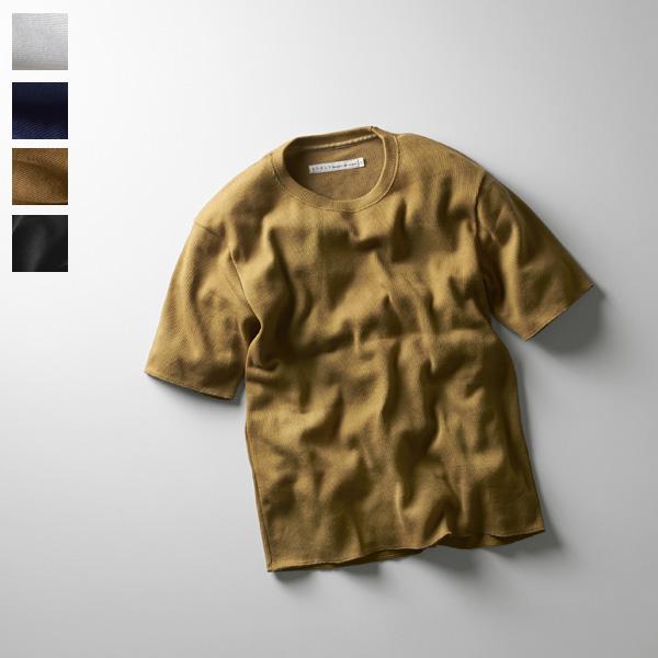 CURLY (カーリー) 181-14042 [CLOUDY HS CREW TEE] ブロードステッチ