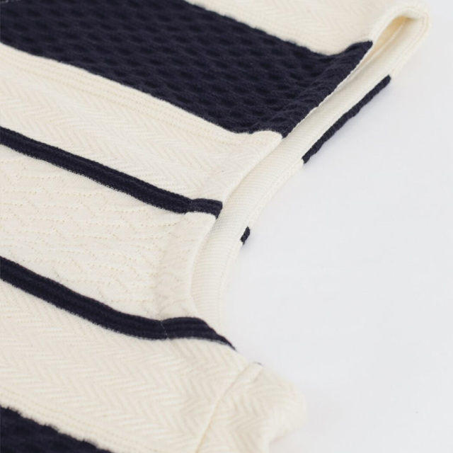 curly,カーリー,curly 通販,curly 東京取り扱い店舗,CABLE JACQUARD VEST -bordr,241-200212BD