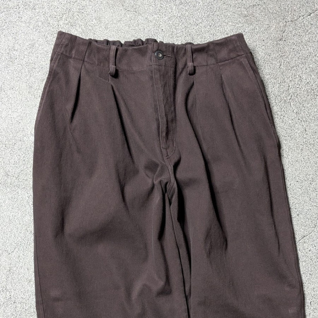 curly,カーリー,curly 通販,curly 東京取り扱い店舗,CURLY&Co.,KNIT DENIM 2 TUCK EZ WIDE PANTS,26A-7621