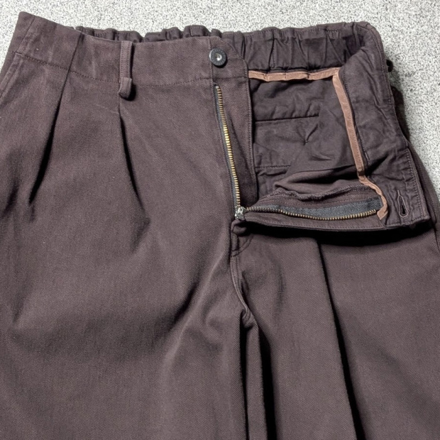 curly,カーリー,curly 通販,curly 東京取り扱い店舗,CURLY&Co.,KNIT DENIM 2 TUCK EZ WIDE PANTS,26A-7621