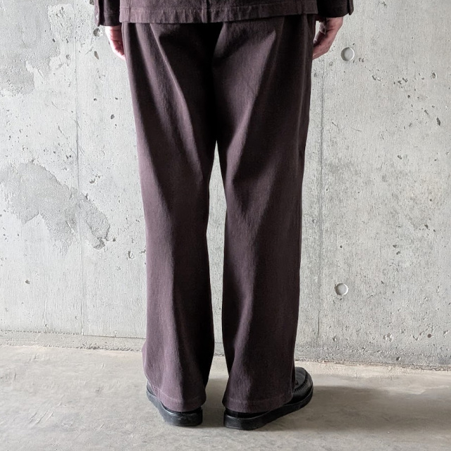 curly,カーリー,curly 通販,curly 東京取り扱い店舗,CURLY&Co.,KNIT DENIM 2 TUCK EZ WIDE PANTS,26A-7621