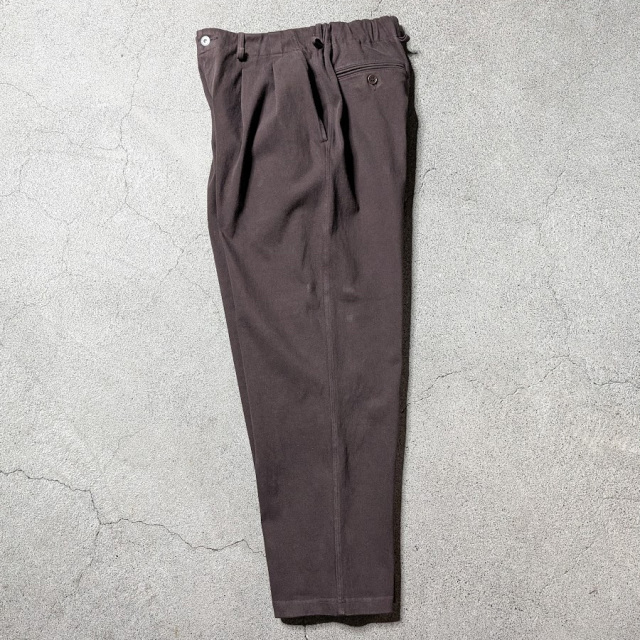 curly,カーリー,curly 通販,curly 東京取り扱い店舗,CURLY&Co.,KNIT DENIM 2 TUCK EZ WIDE PANTS,26A-7621