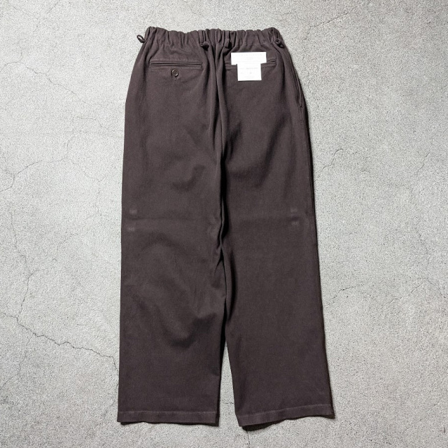 curly,カーリー,curly 通販,curly 東京取り扱い店舗,CURLY&Co.,KNIT DENIM 2 TUCK EZ WIDE PANTS,26A-7621