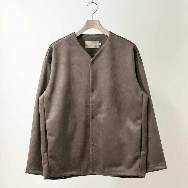 curly,カーリー,curly 通販,curly 東京取り扱い店舗,CURLY&Co.,KNIT SUEDE SNAP BUTTON CARDIE,253-231012