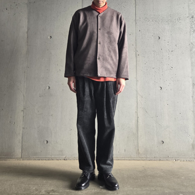 curly,カーリー,curly 通販,curly 東京取り扱い店舗,CURLY&Co.,KNIT SUEDE SNAP BUTTON CARDIE,253-231012