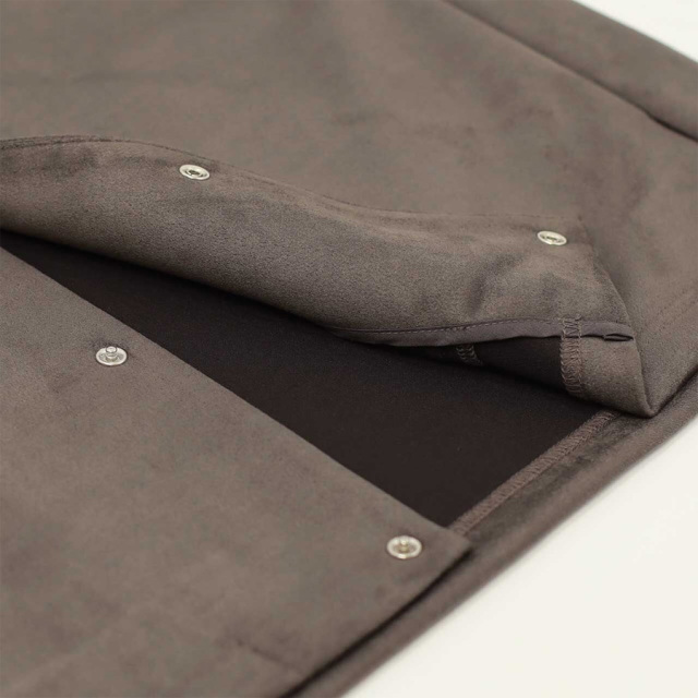 curly,カーリー,curly 通販,curly 東京取り扱い店舗,CURLY&Co.,KNIT SUEDE SNAP BUTTON CARDIE,253-231012