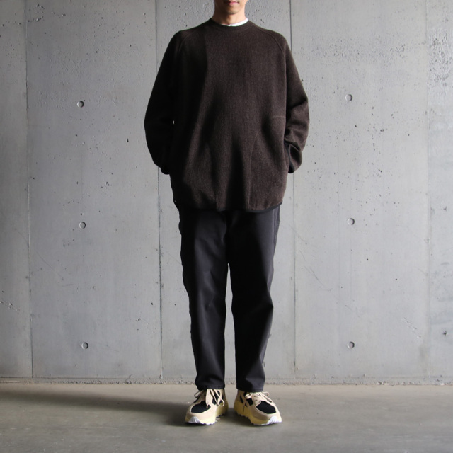 curly,カーリー,KNIT-SAWN P/O,クォーターゲージC/Wニット