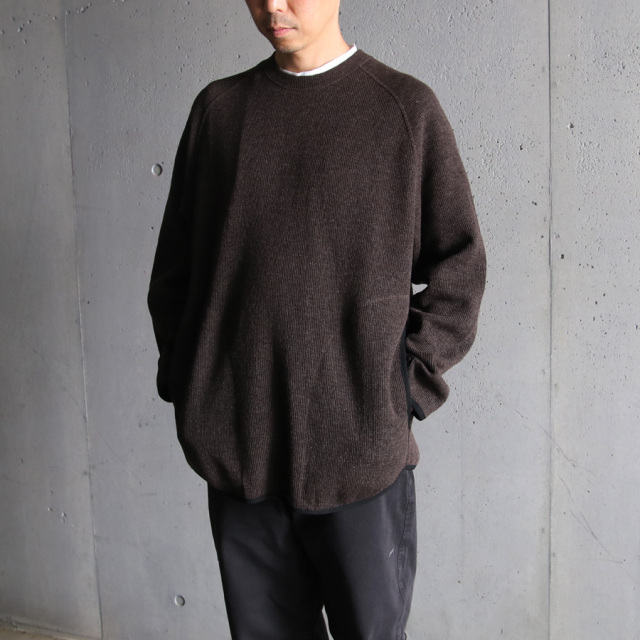 curly,カーリー,KNIT-SAWN P/O,クォーターゲージC/Wニット
