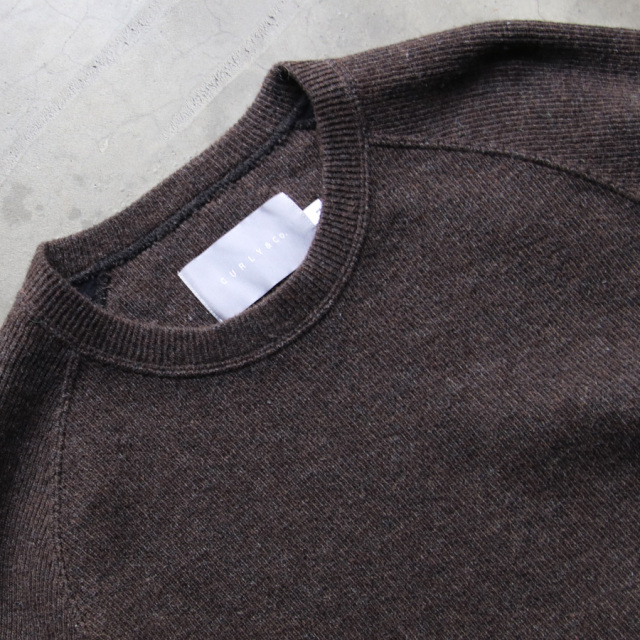 curly,カーリー,KNIT-SAWN P/O,クォーターゲージC/Wニット