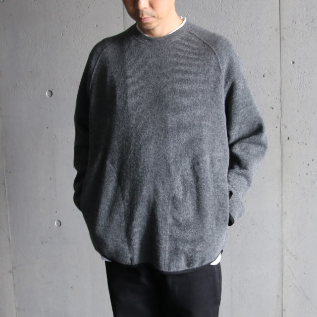 curly,カーリー,KNIT-SAWN P/O,クォーターゲージC/Wニット