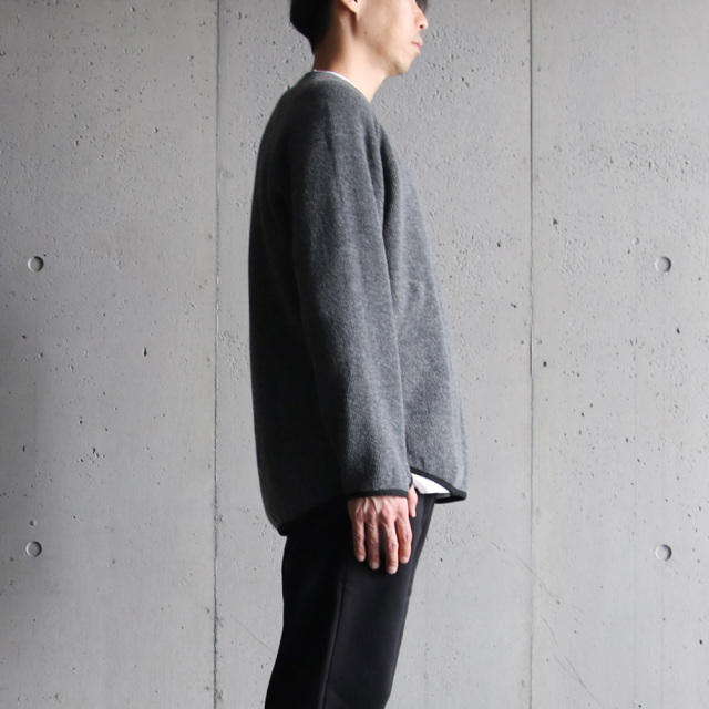 curly,カーリー,KNIT-SAWN P/O,クォーターゲージC/Wニット