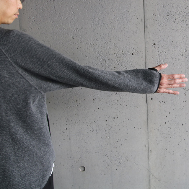 curly,カーリー,KNIT-SAWN P/O,クォーターゲージC/Wニット