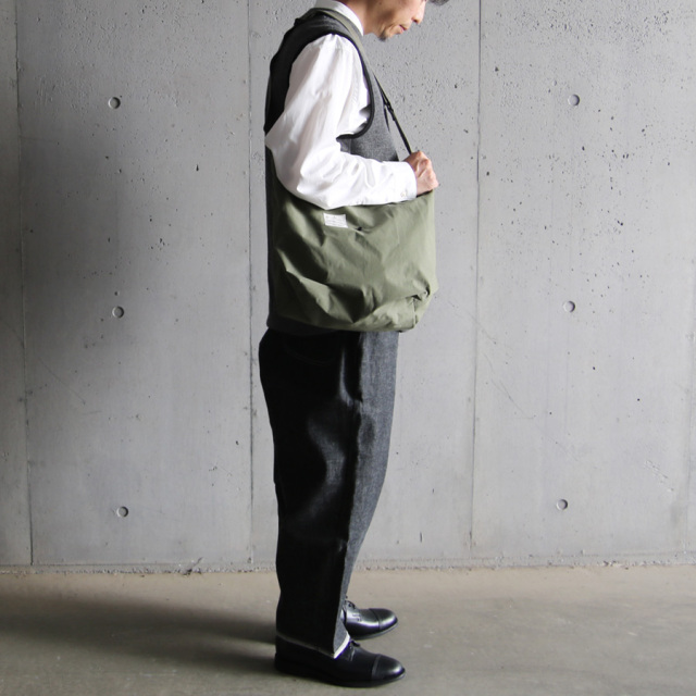 curly,カーリー,KNIT-SAWN VEST,クォーターゲージC/Wニット,NIGEL CABOURN,ナイジェルケーボン,MULTI BAG - C/N WEATHER CLOTH