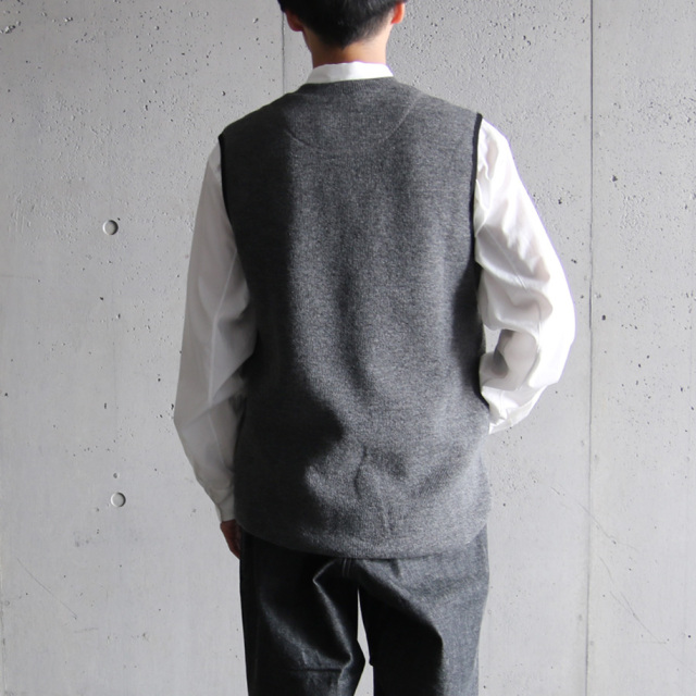curly,カーリー,KNIT-SAWN VEST,クォーターゲージC/Wニット