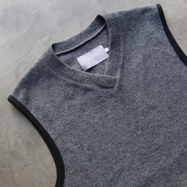 curly,カーリー,KNIT-SAWN VEST,クォーターゲージC/Wニット