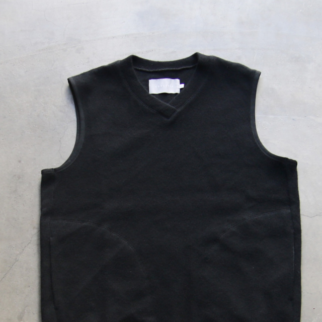 CURLY&Co. KNIT PADDED VEST solid サイズ2 SALE 30%OFF】Curly&Co.(カーリー) DOTTED LINE KNIT VEST ニット