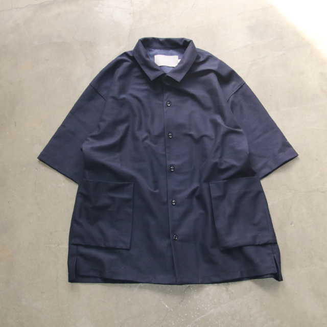 curly,カーリー,LINEN BLENDED S/S SHIRT,231-31041