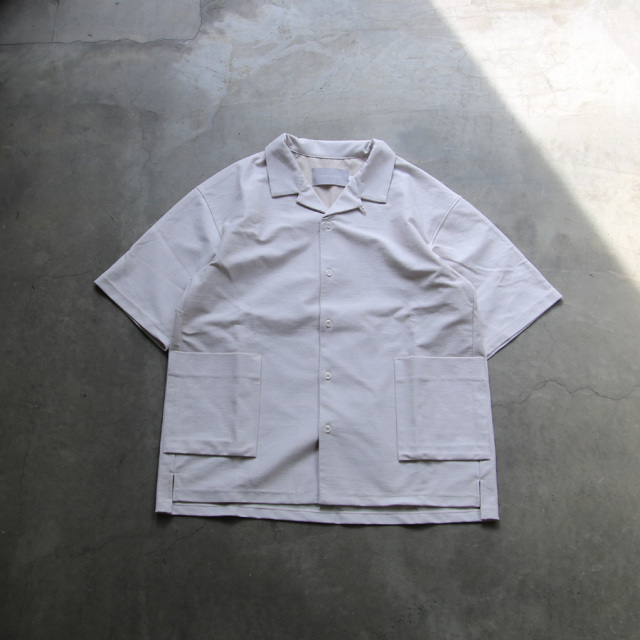 curly,カーリー,LINEN BLENDED S/S SHIRT,231-31041