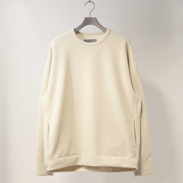 curly &co curly ニット　ベージュ CURLY / CURLY& Co. (カーリー) 253-331013 [ MOLLE YARN TWILL KNIT P