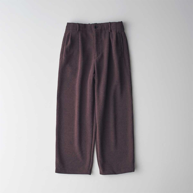 curly,カーリー,curly 通販,curly 東京取り扱い店舗,CURLY&Co.,MOLLE YARN TWILL KNIT WIDE PANTS,253-761024