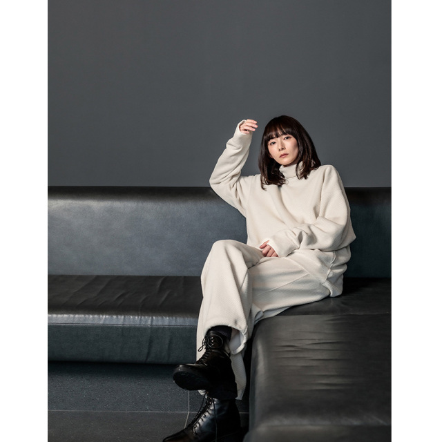 curly,カーリー,curly 通販,curly 東京取り扱い店舗,CURLY&Co.,MOLLE YARN TWILL KNIT WIDE PANTS,253-761024