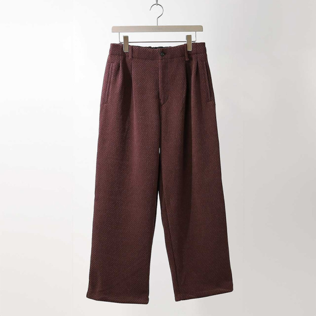curly,カーリー,curly 通販,curly 東京取り扱い店舗,CURLY&Co.,MOLLE YARN TWILL KNIT WIDE PANTS,253-761024
