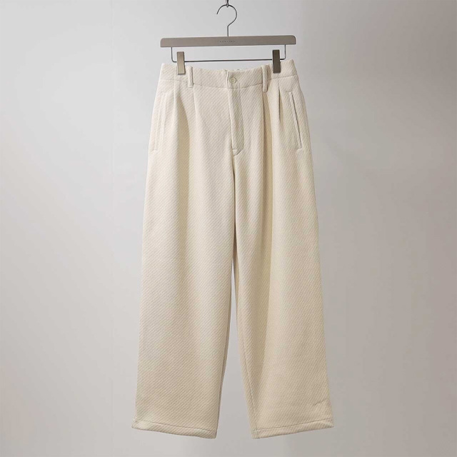 curly,カーリー,curly 通販,curly 東京取り扱い店舗,CURLY&Co.,MOLLE YARN TWILL KNIT WIDE PANTS,253-761024