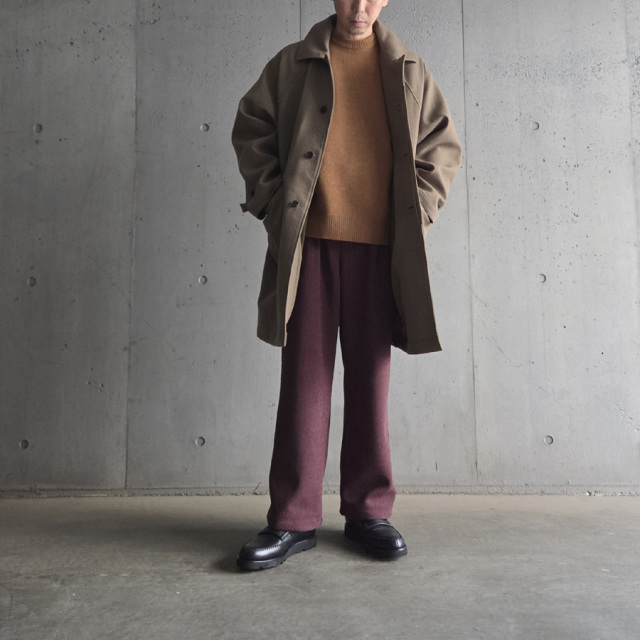 curly,カーリー,curly 通販,curly 東京取り扱い店舗,CURLY&Co.,MOLLE YARN TWILL KNIT WIDE PANTS,253-761024