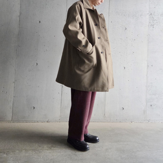 curly,カーリー,curly 通販,curly 東京取り扱い店舗,CURLY&Co.,MOLLE YARN TWILL KNIT WIDE PANTS,253-761024