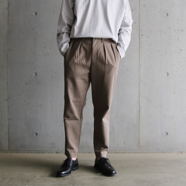 CURLY&Co,カーリー,PEACH GABARDINE TROUSERS