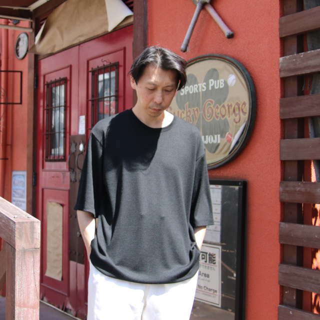 curly,カーリー,curly 通販,curly 東京取り扱い店舗,CURLY&Co.,PRIME WOOL WAFFLE TEE,251-K1101