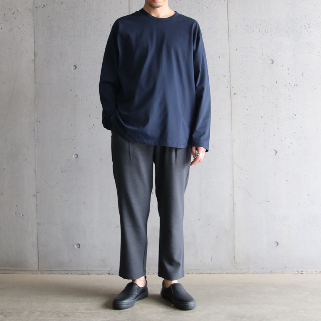 CURLY&Co,カーリー,SUPIMA 80/3 L/S TEE