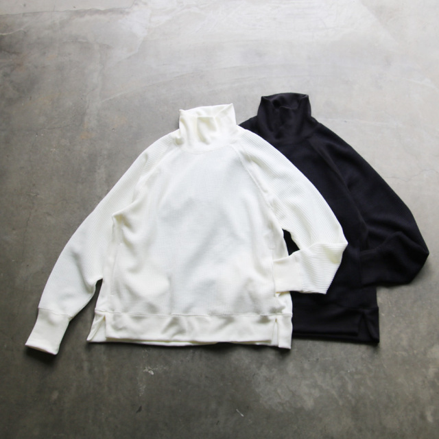 CURLY&Co,カーリー,WAFFLE KNIT TURTLENECK P/O,223-33102