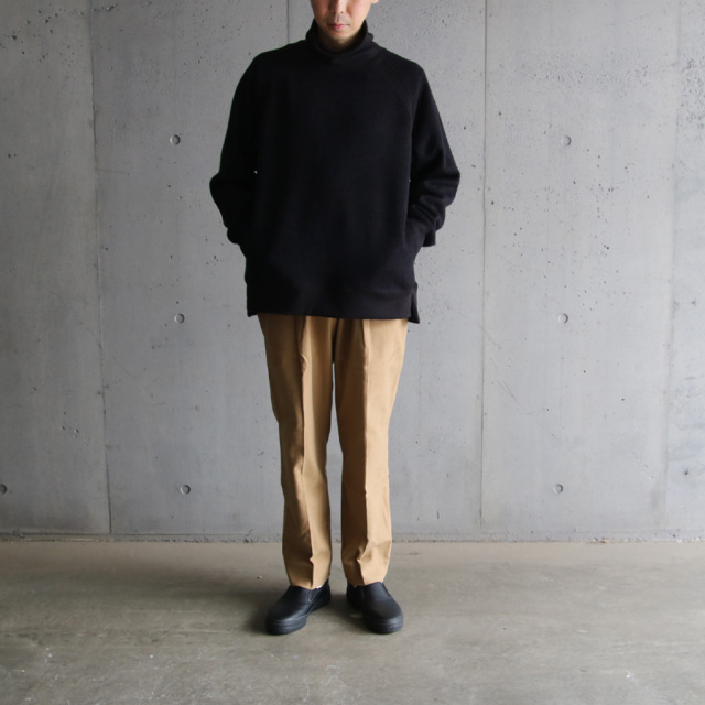 CURLY&Co,カーリー,WAFFLE KNIT TURTLENECK P/O,223-33102