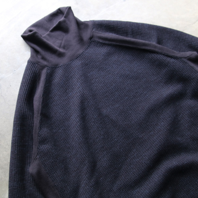 CURLY&Co,カーリー,WAFFLE KNIT TURTLENECK P/O,223-33102