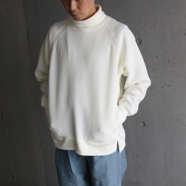 CURLY&Co,カーリー,WAFFLE KNIT TURTLENECK P/O,223-33102